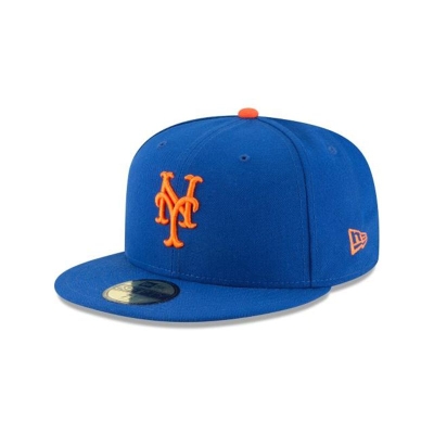 New York Mets Gorra | New Era MLB Authentic Collection 59fifty Fitted Cap Mexico - Azules